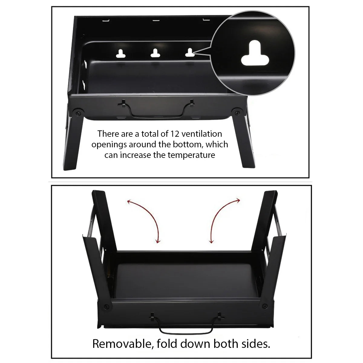 Portable BBQ Charcoal Grill – Compact and Convenient for Outdoor Cooking - Image 5