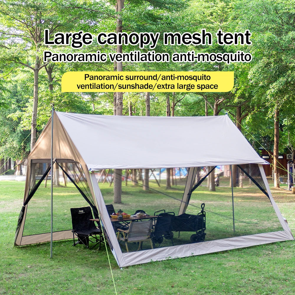 210D Outdoor Family Tent – Spacious, Portable, and Protective Shelter - Image 2