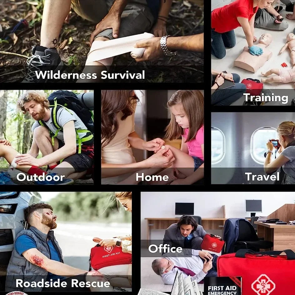 First Aid Kit 26-330 Piece All-Purpose Tactical Emergency Kit - Image 3