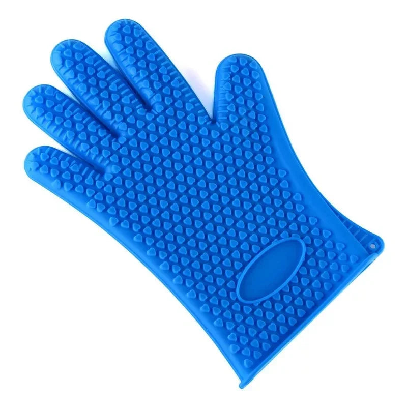 BBQ Silicone Grilling Gloves – Heat Resistant Cooking and Baking Mitts - Image 14