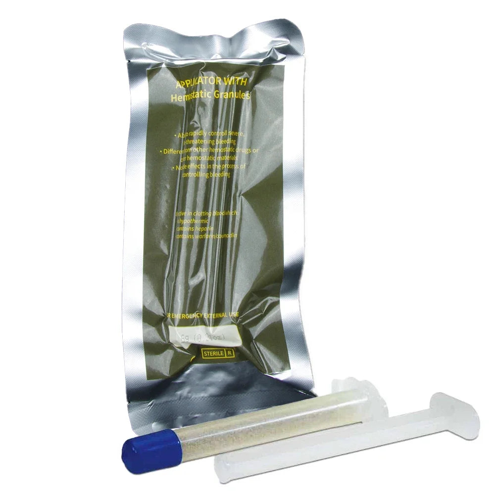 Chitosan Powder Applicator with Hemostatic Granule Bandage for Emergency Use - Image 7