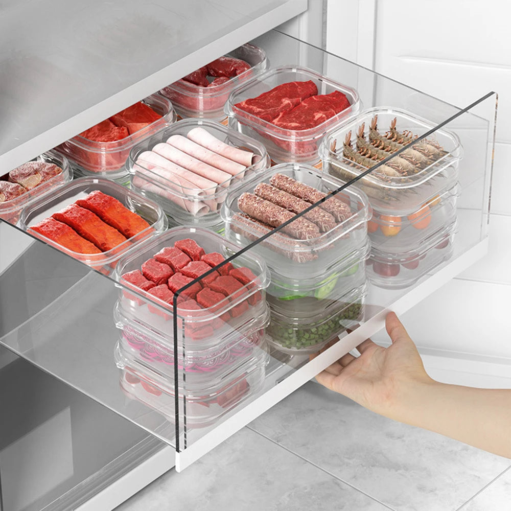 5/1Pcs Mini Transparent Food Storage Containers – Keep Your Fridge Organized - Image 2