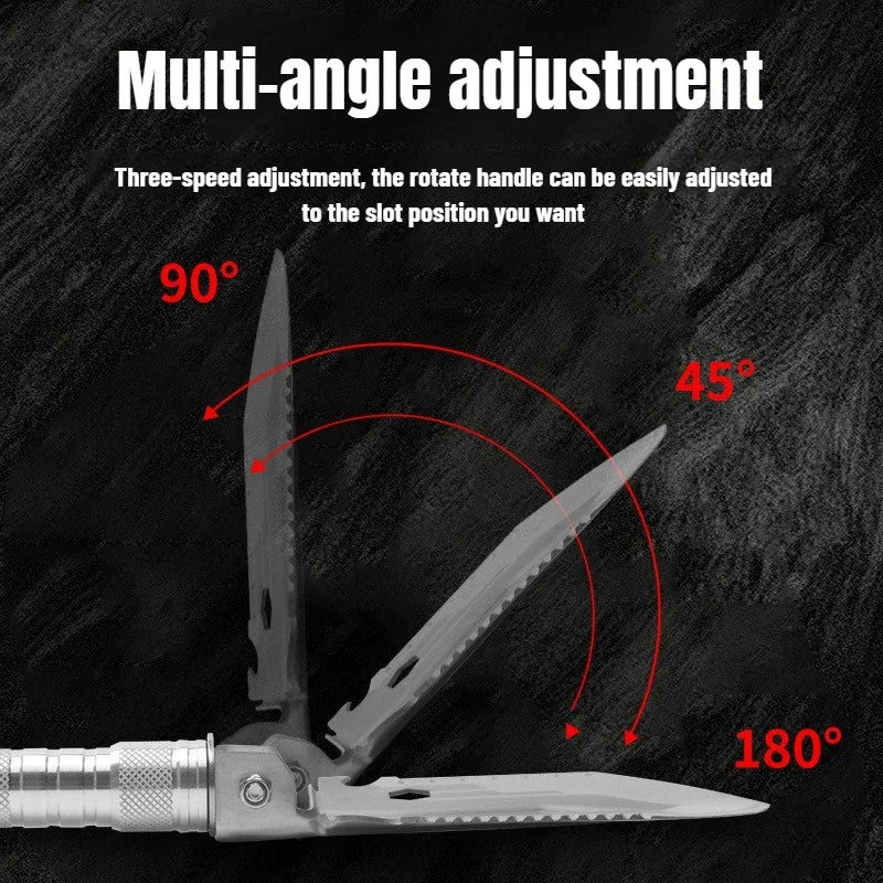 Outdoor Multifunctional Folding Shovel – Essential Survival Gear - Image 6