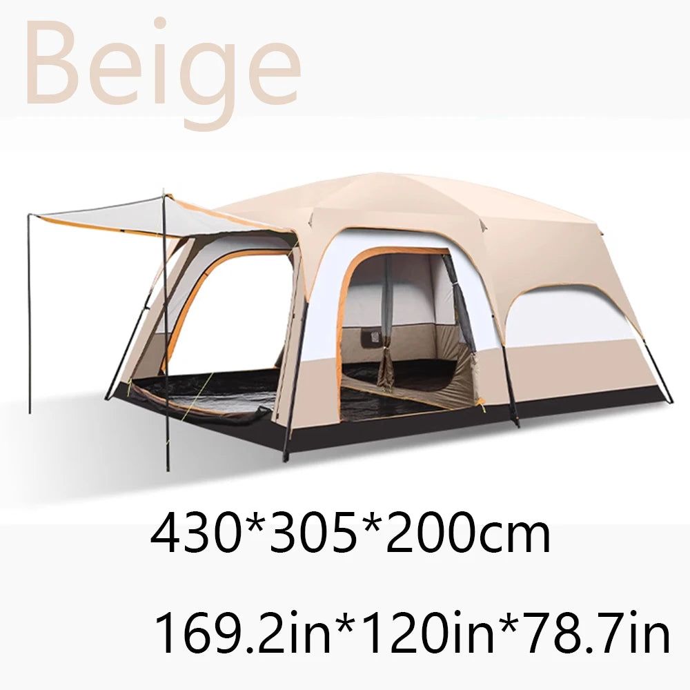 2025 Upgraded 4 Season Camping Tent – Ideal for 3-12 Person Family Adventures - Image 9