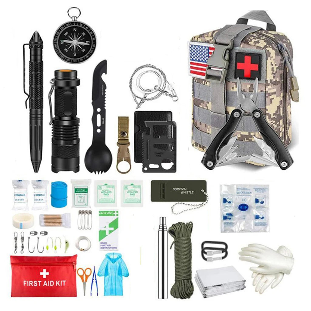 Comprehensive Survival First Aid Kit for Outdoor Adventures - Image 8