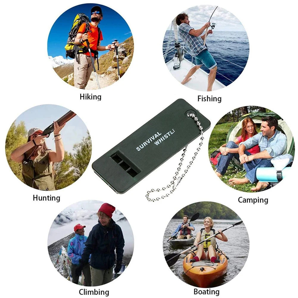 High Decibel 3-Frequency Survival Whistle – Essential Outdoor Tool - Image 5