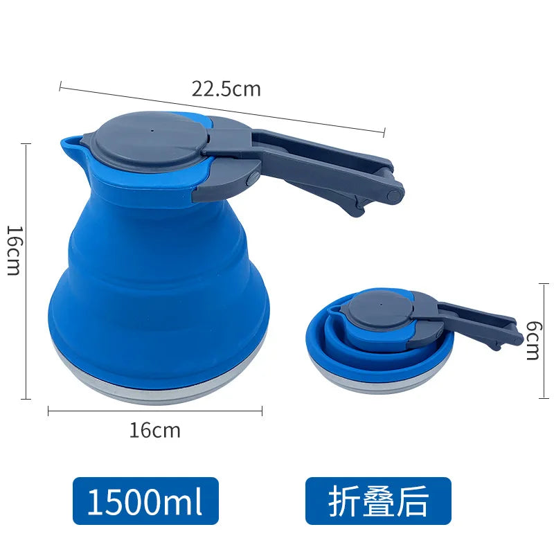 Outdoor Portable Silicone Kettle – Foldable and Collapsible Design - Image 9