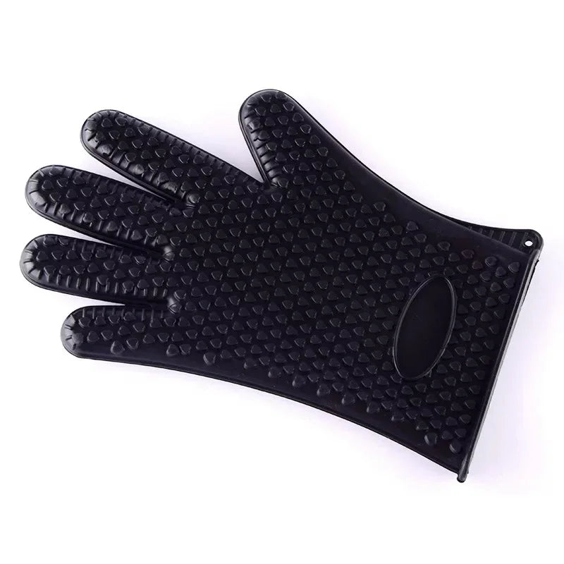 BBQ Silicone Grilling Gloves – Heat Resistant Cooking and Baking Mitts - Image 7