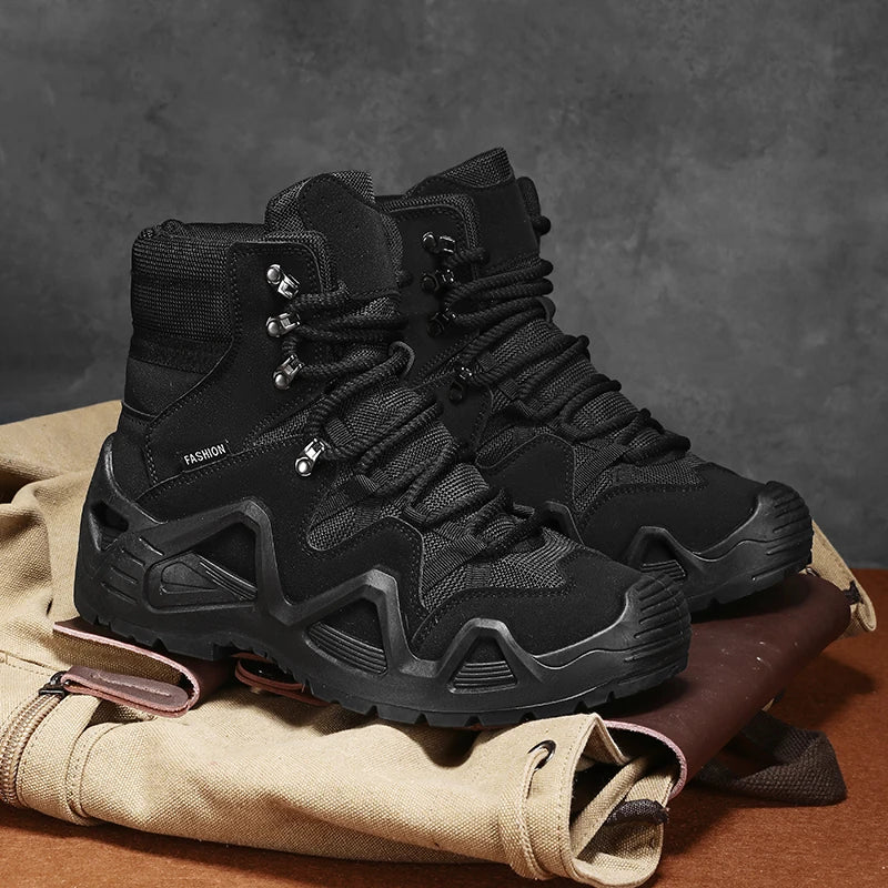 Men Tactical Boots – Straps for Combat, Hiking, and Motorcycle Use - Image 7
