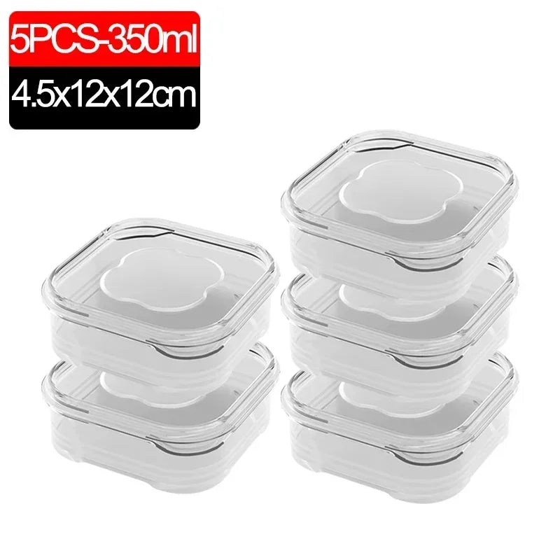 1/10PC Small Food Preservation Boxes – Transparent Kitchen Storage Solution - Image 12