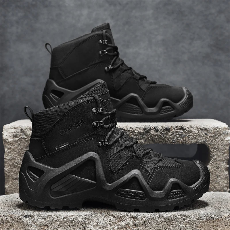 Men Tactical Boots – Straps for Combat, Hiking, and Motorcycle Use - Image 8