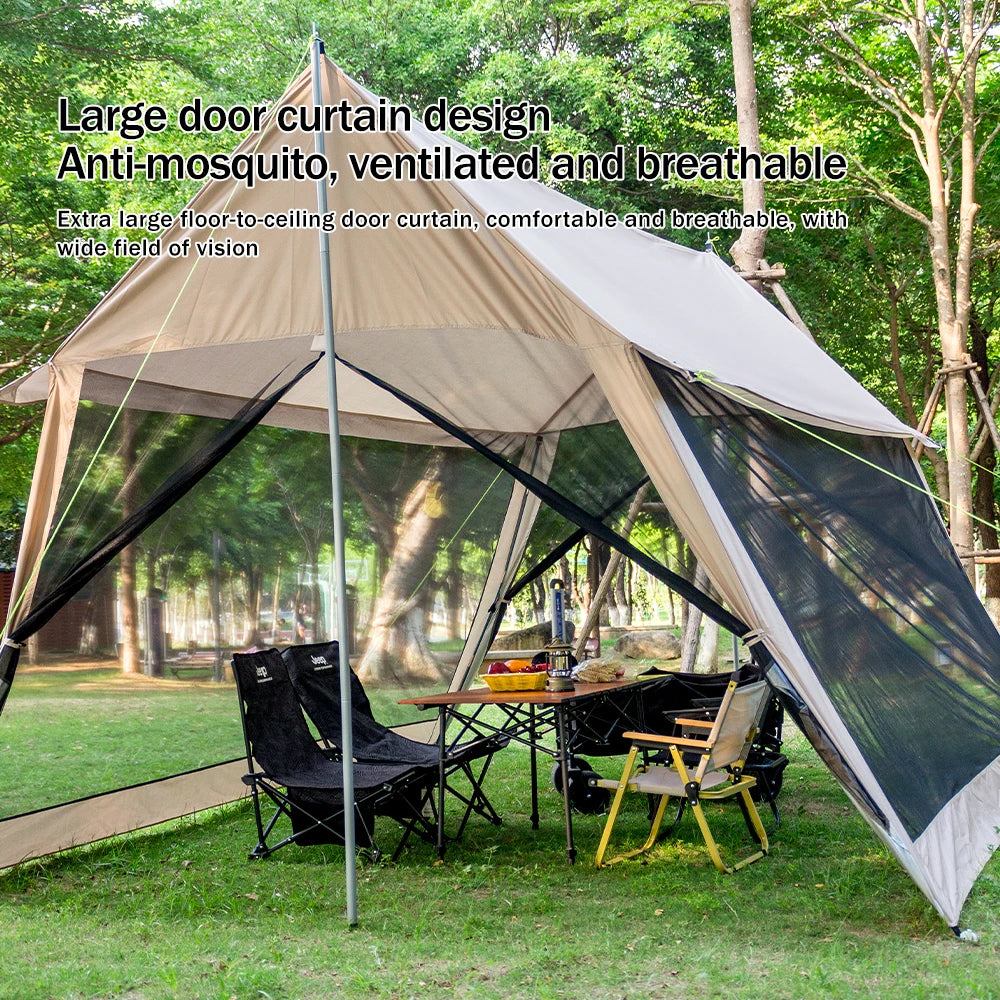 210D Outdoor Family Tent – Spacious, Portable, and Protective Shelter - Image 3