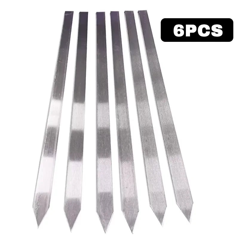 Premium 50cm Stainless Steel BBQ Skewers for Global Grilling Enthusiasts - Image 7