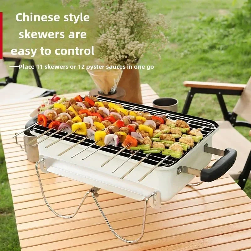 Charcoal Grill – Portable Outdoor BBQ for Camping and Picnics - Image 4