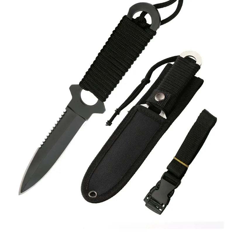 Field High Hardness Sharp Tactical Knife – Portable Wilderness Survival Tool - Image 8