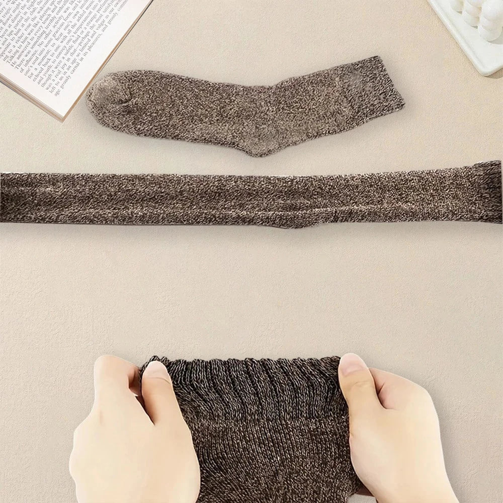Cozy Comfort: Thick Woolen Socks for Men – Perfect for Autumn & Winter - Image 4
