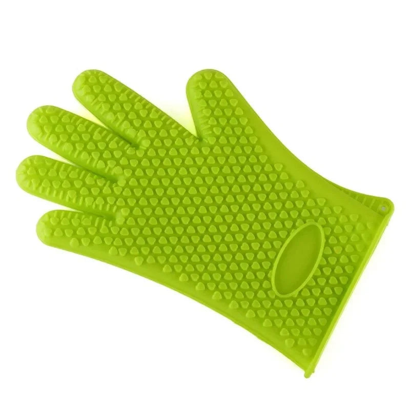 BBQ Silicone Grilling Gloves – Heat Resistant Cooking and Baking Mitts - Image 10