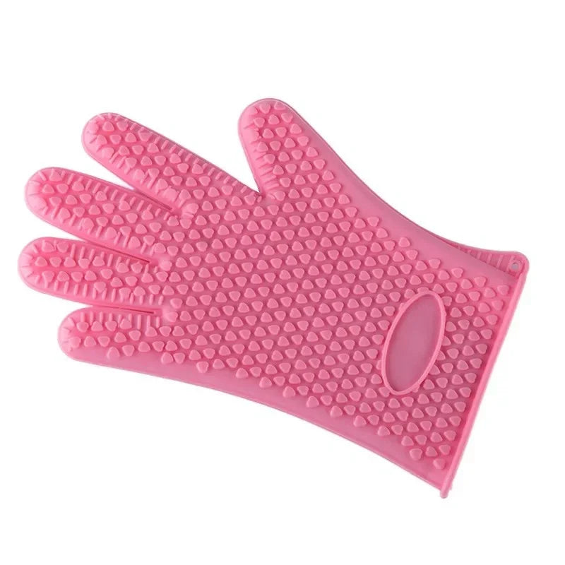 BBQ Silicone Grilling Gloves – Heat Resistant Cooking and Baking Mitts - Image 11