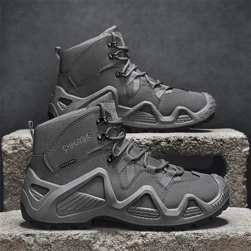 Men Tactical Boots – Straps for Combat, Hiking, and Motorcycle Use - Image 9