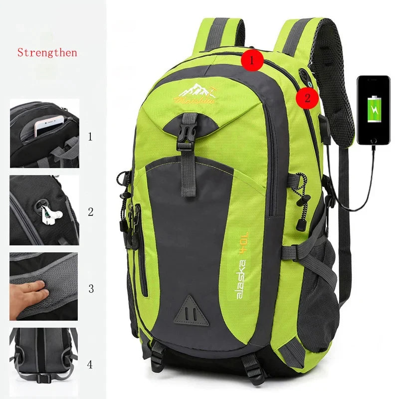 Anti-theft Waterproof Mountaineering Backpack for Outdoor Adventures - Image 10