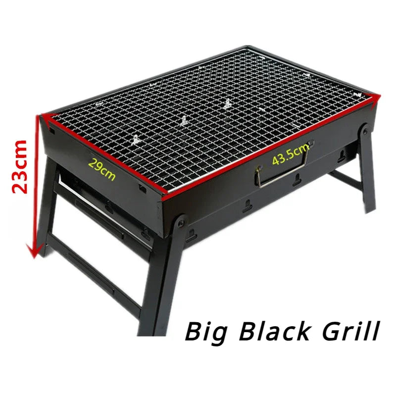 Portable 60cm Foldable Barbecue Grill for Outdoor Gatherings - Image 5