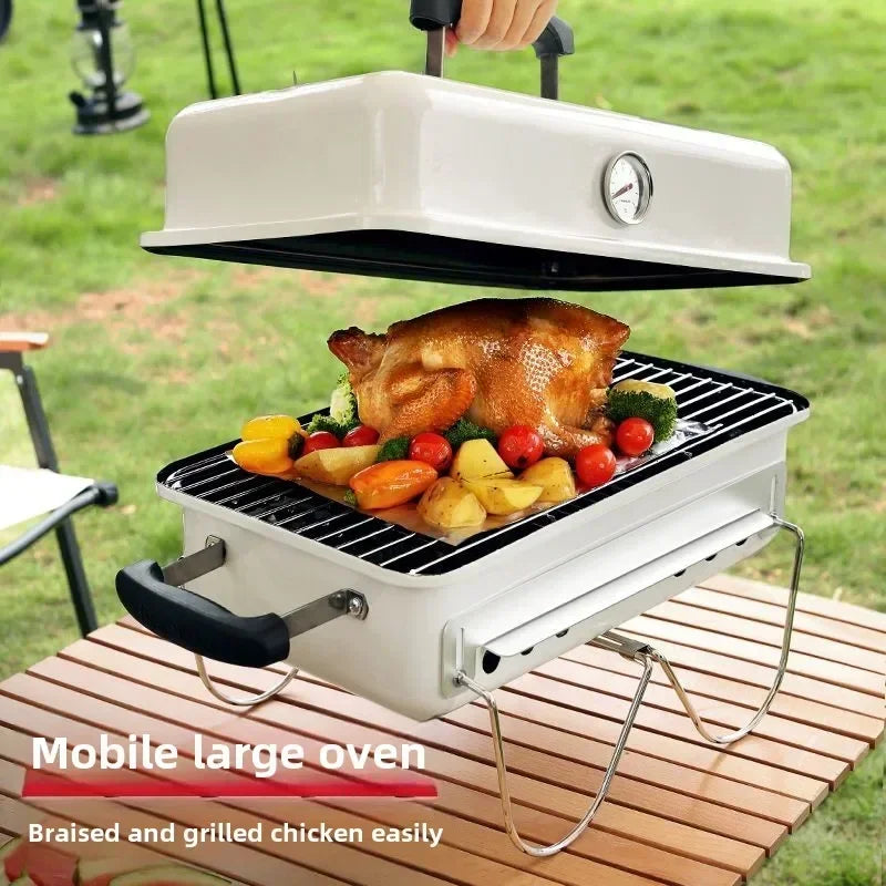 Charcoal Grill – Portable Outdoor BBQ for Camping and Picnics - Image 2