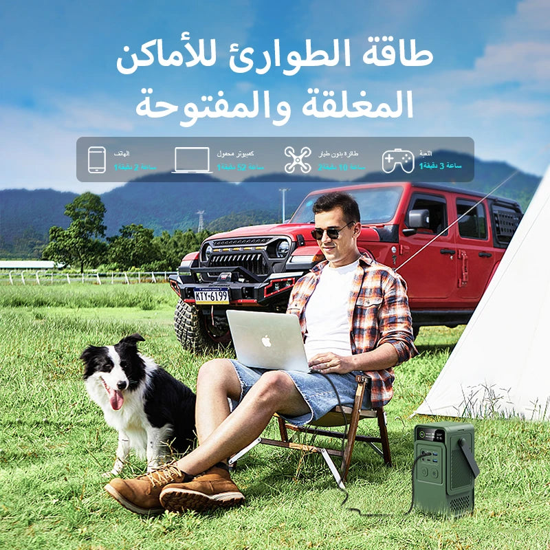 Portable Power Station: 300W, 1000W, 2000W Lifepo4 Battery for Camping & More - Image 3