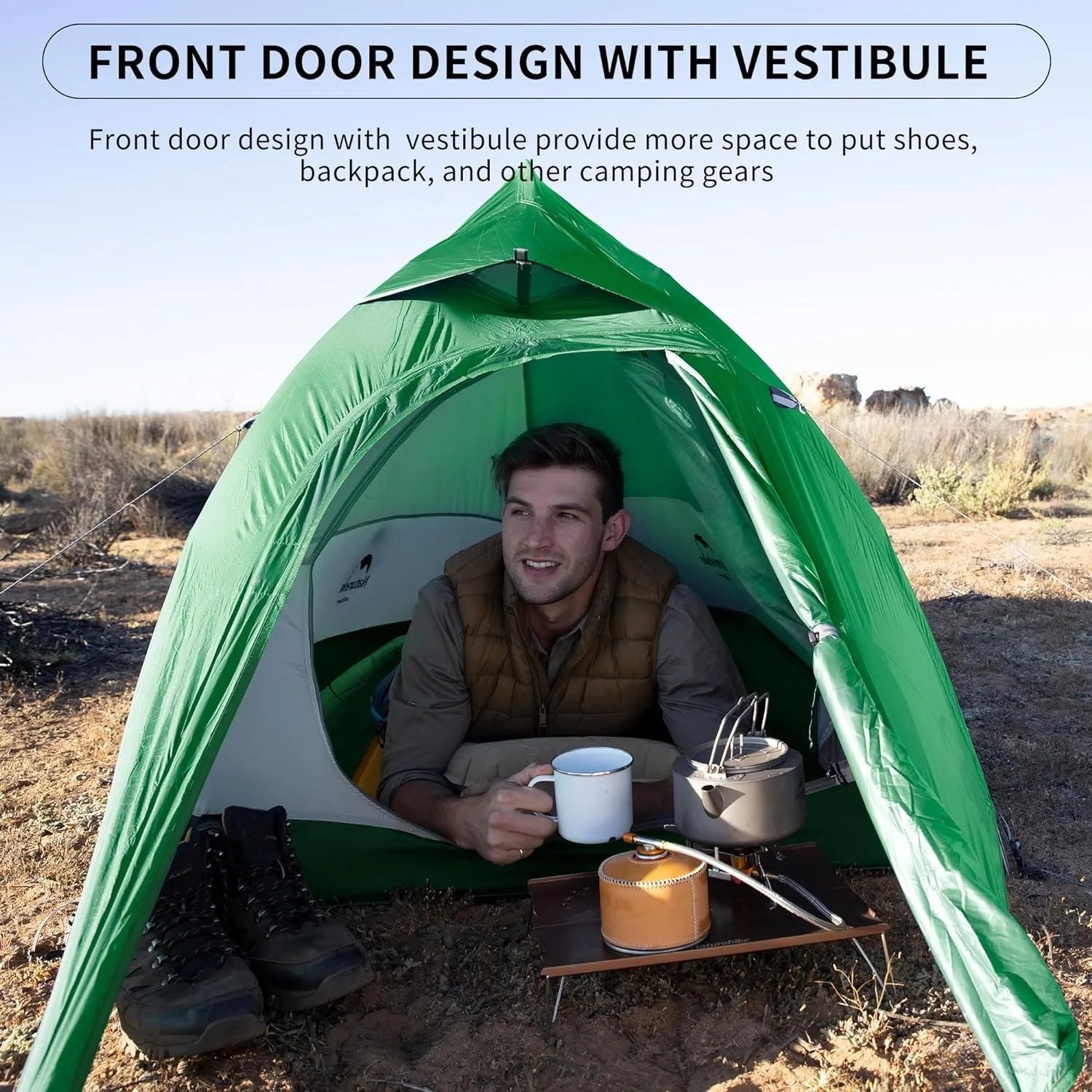 Naturehike Cloud Up Camping Tent – Lightweight and Portable for Adventurers - Image 4