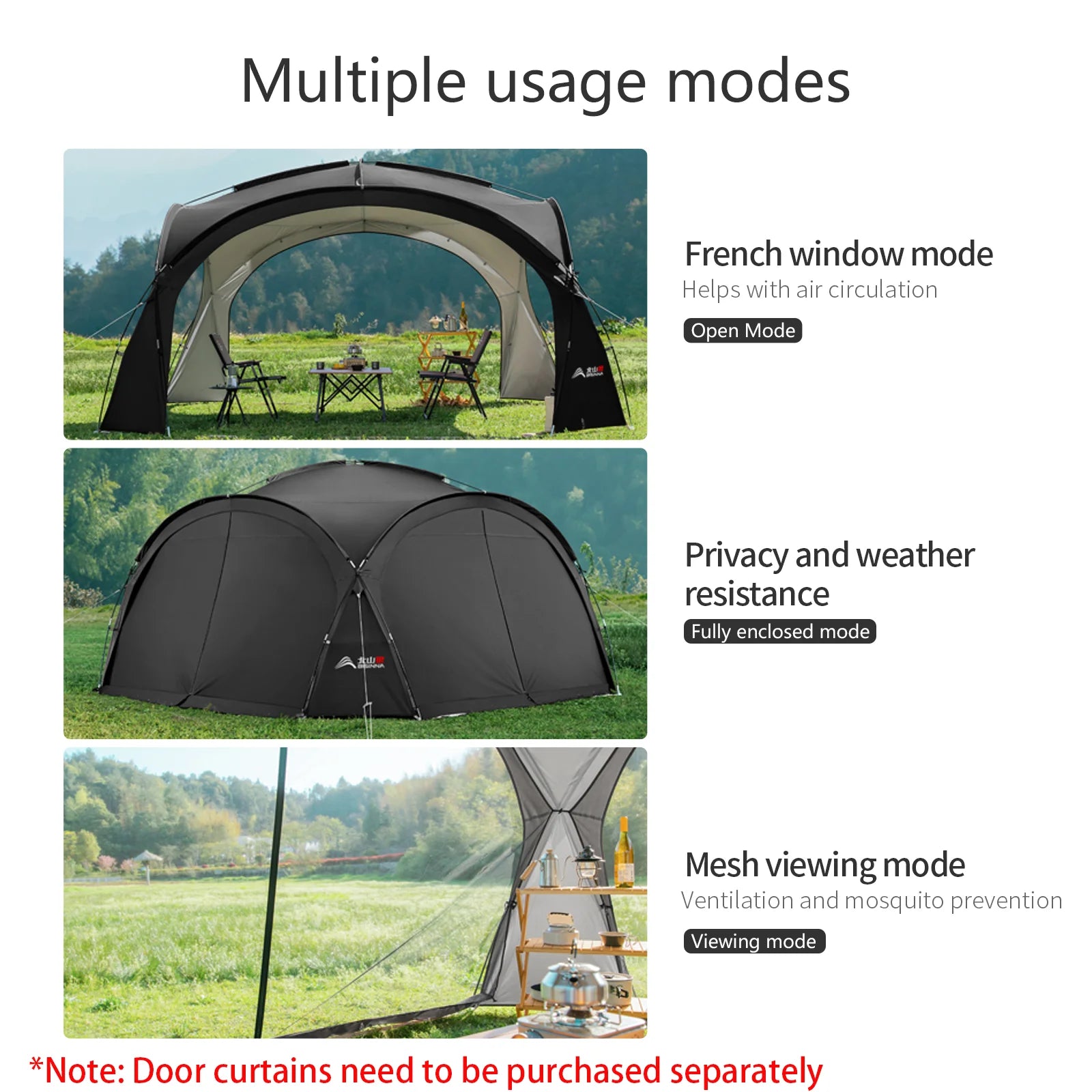 BISINNA Outdoor Camping Dome Tent – Luxury Canopy for Family Picnics - Image 5