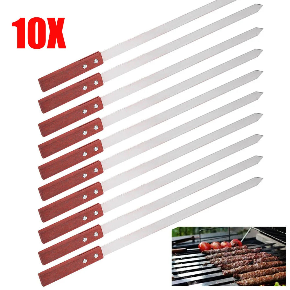 Durable and Stylish BBQ Skewers for Outdoor Grilling Enthusiasts