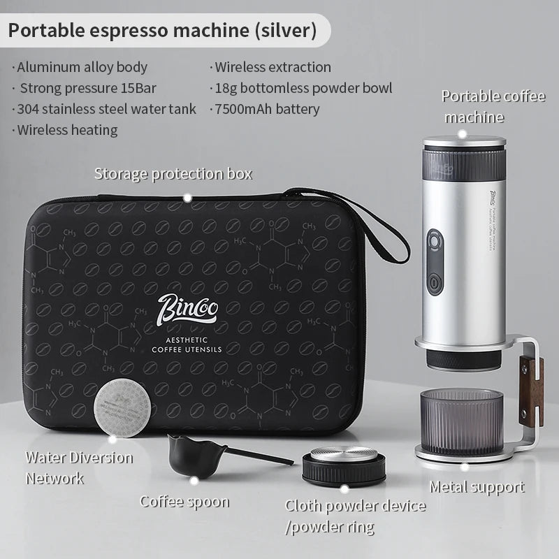 Bincoo Camping Portable Coffee Machine – Electric Wireless Heating for Coffee Lovers - Image 8