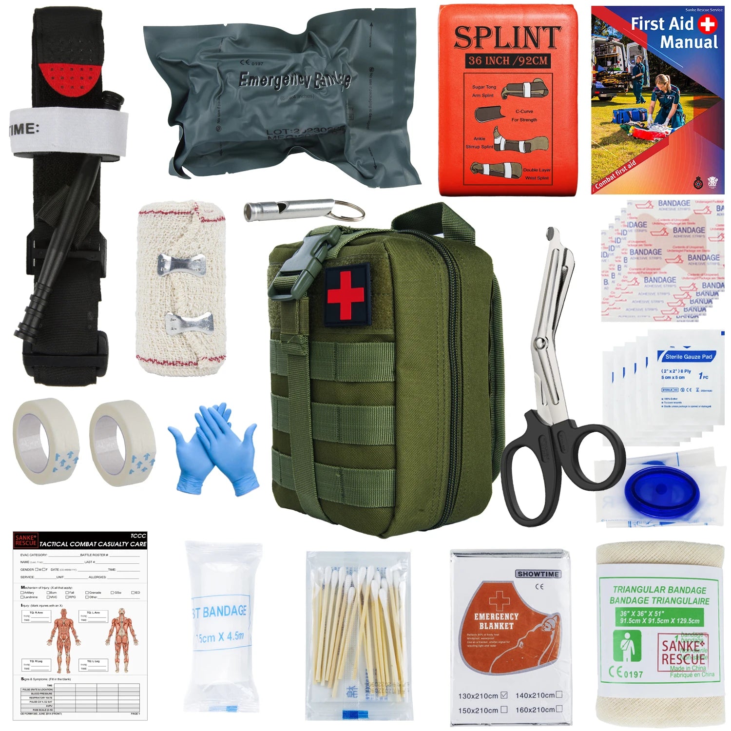 First Aid Kit Outdoor Survival Gear – Essential for Emergency Preparedness - Image 12