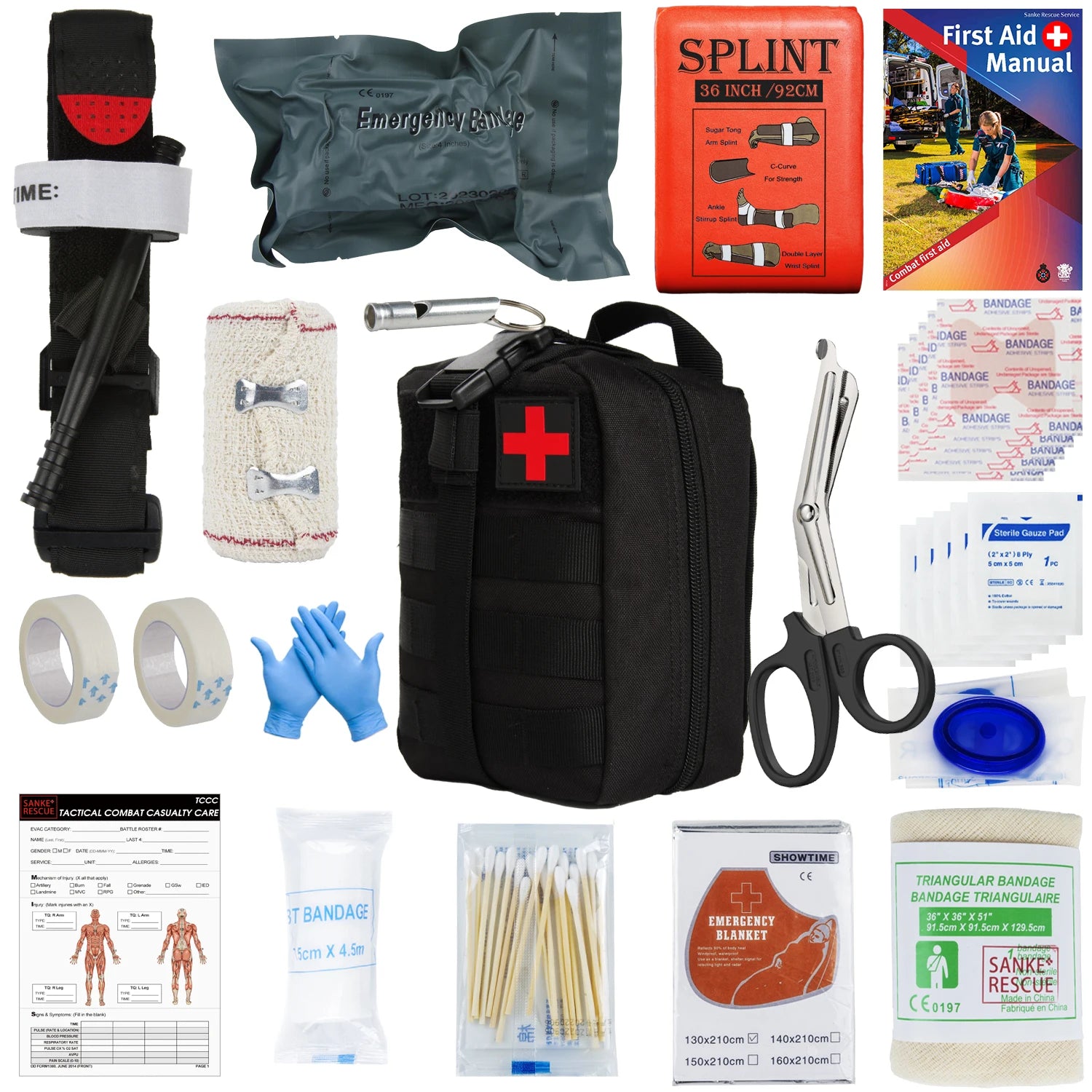 First Aid Kit Outdoor Survival Gear – Essential for Emergency Preparedness - Image 7