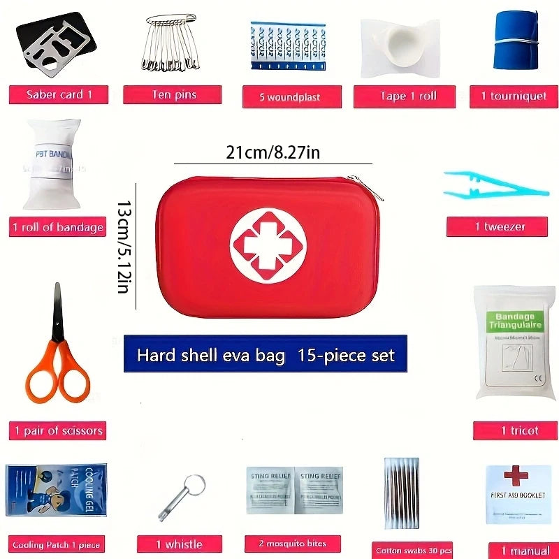 Comprehensive First Aid Kit – 188 Pieces for Every Situation - Image 8