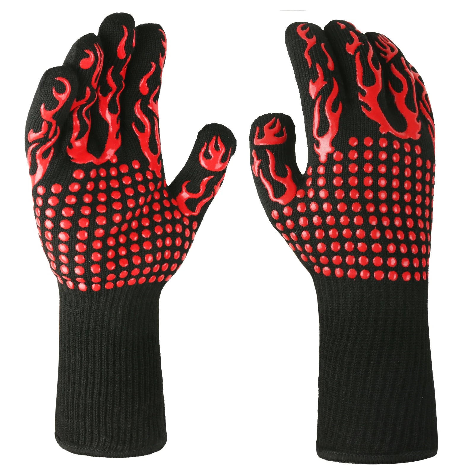 Flame Retardant Non-slip BBQ Fire Gloves – Ultimate Heat Protection - Image 7