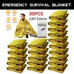 5-30Pc Outdoor Emergency Survival Blanket – Thermal & Waterproof
