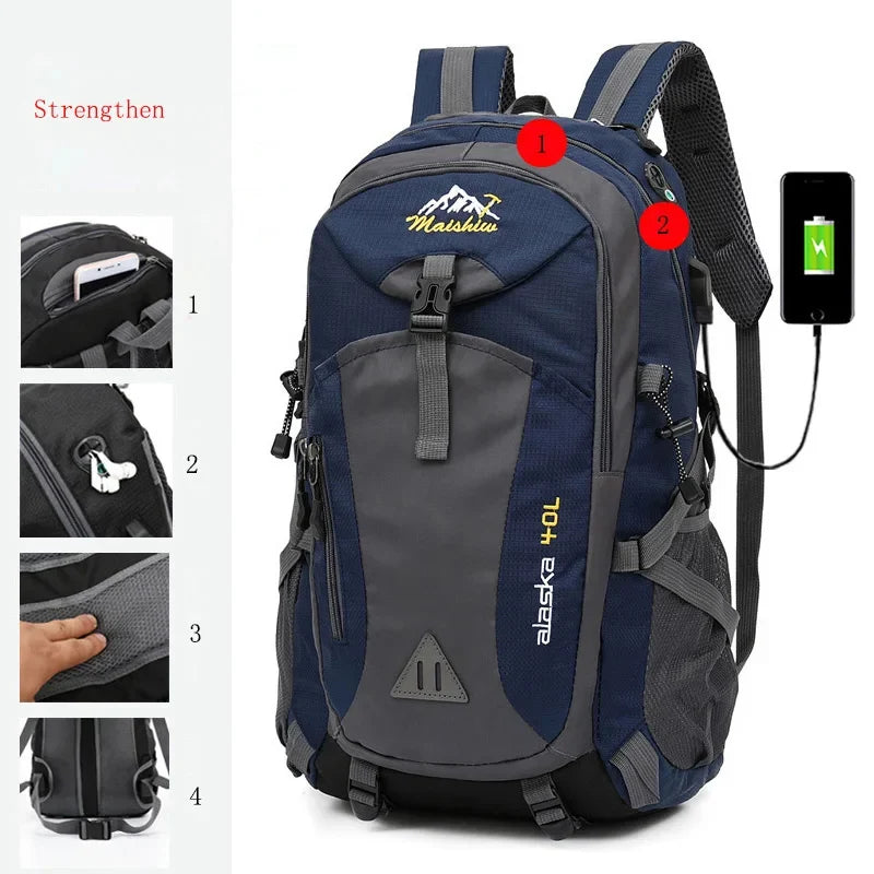 Anti-theft Waterproof Mountaineering Backpack for Outdoor Adventures - Image 11