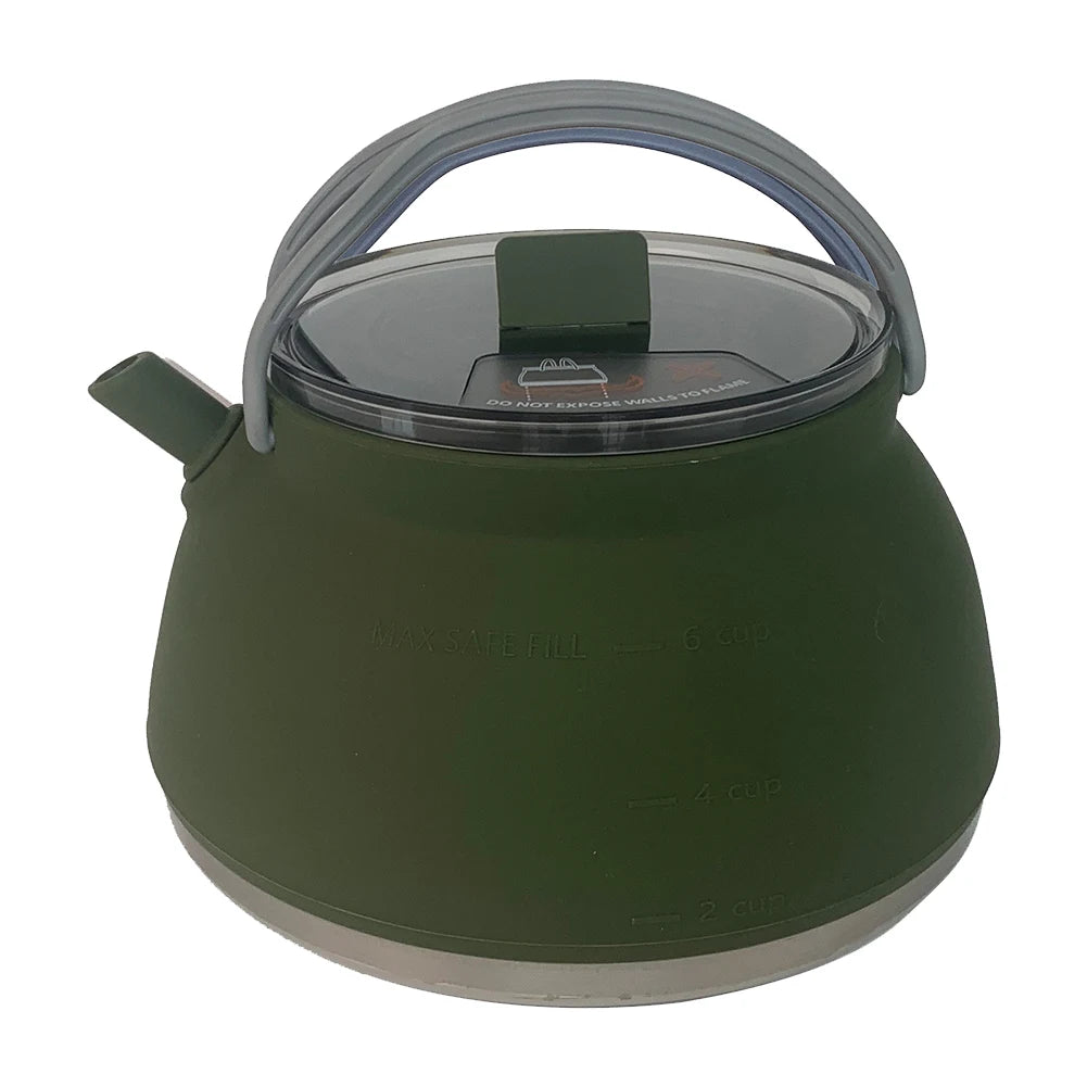 1.5L Outdoor Folding Silicone Kettle – Portable and Collapsible for Travel - Image 7
