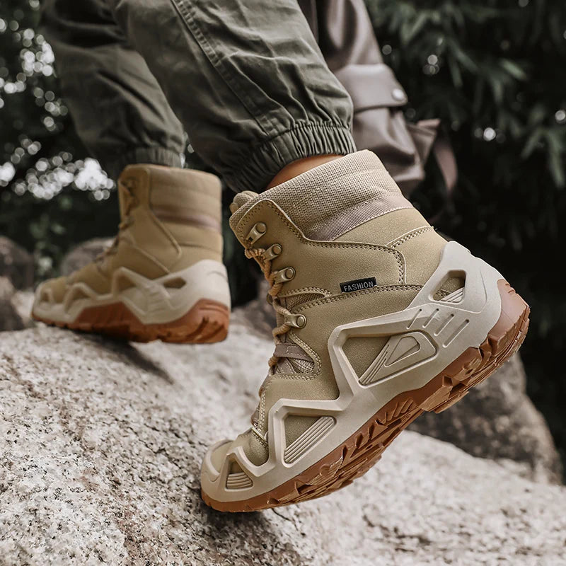 Men Tactical Boots – Straps for Combat, Hiking, and Motorcycle Use - Image 5