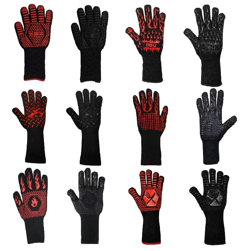 BBQ Microwave Oven Gloves – High Temperature Resistant Mitts for Cooking - Image 7