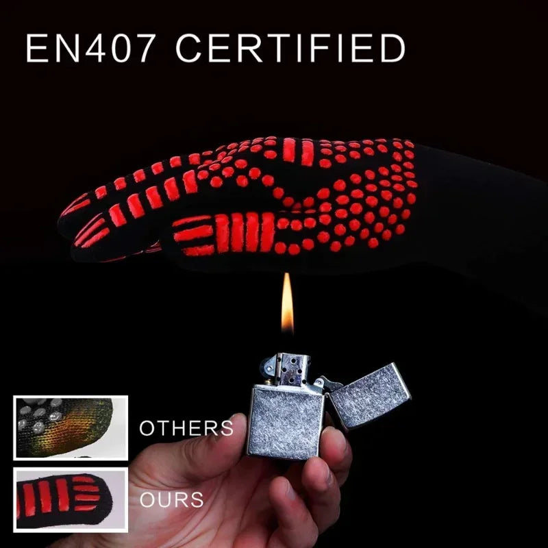 BBQ Microwave Oven Gloves – High Temperature Resistant Mitts for Cooking - Image 5