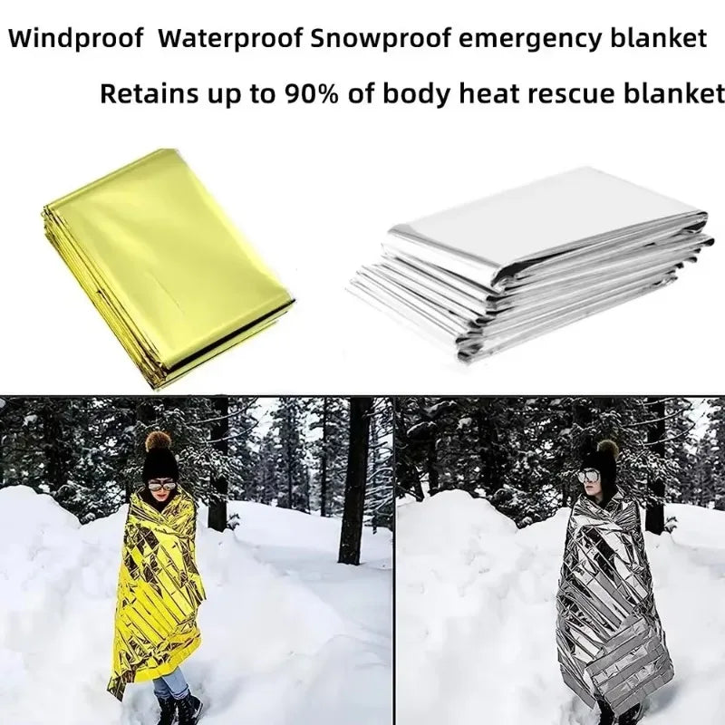 Outdoor Survival Emergency Blanket – Essential Gear for Adventure and Safety - Image 4