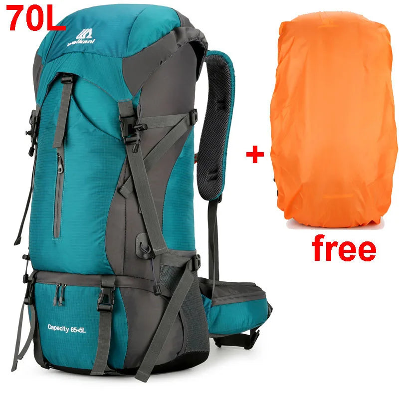 70L Nylon Camping Backpack – Durable Travel Bag for Outdoor Adventures - Image 7