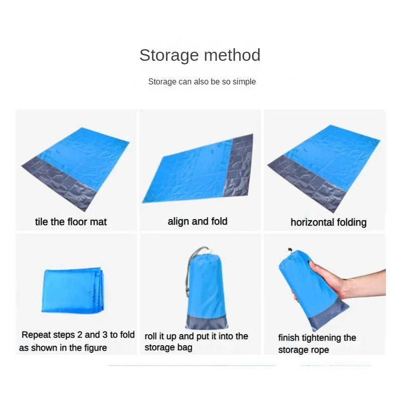 Extra Large Sandproof Outdoor Beach Mat – Perfect for Picnics and Camping - Image 4