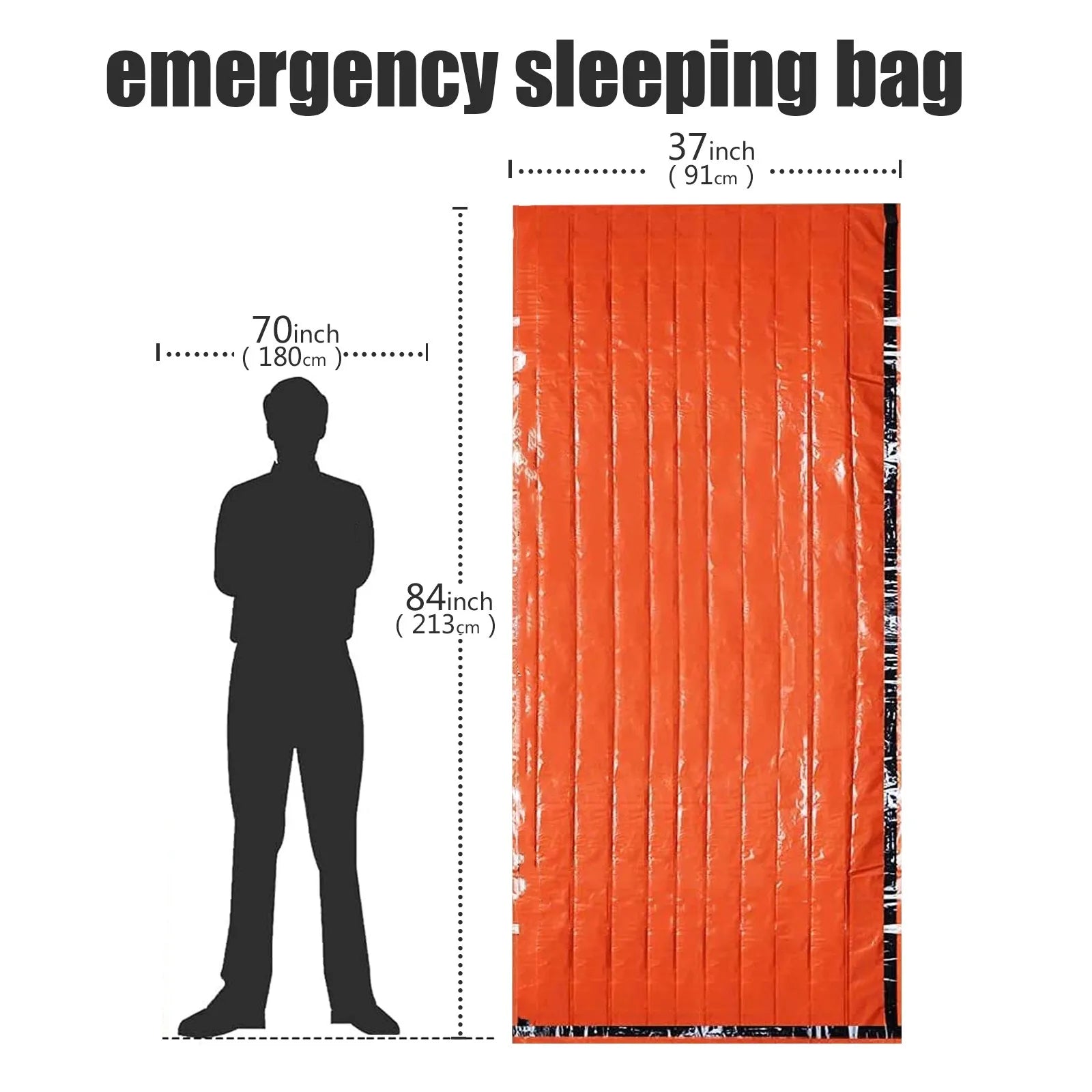 Emergency Sleeping Bag – Compact and Reliable Survival Gear - Image 2