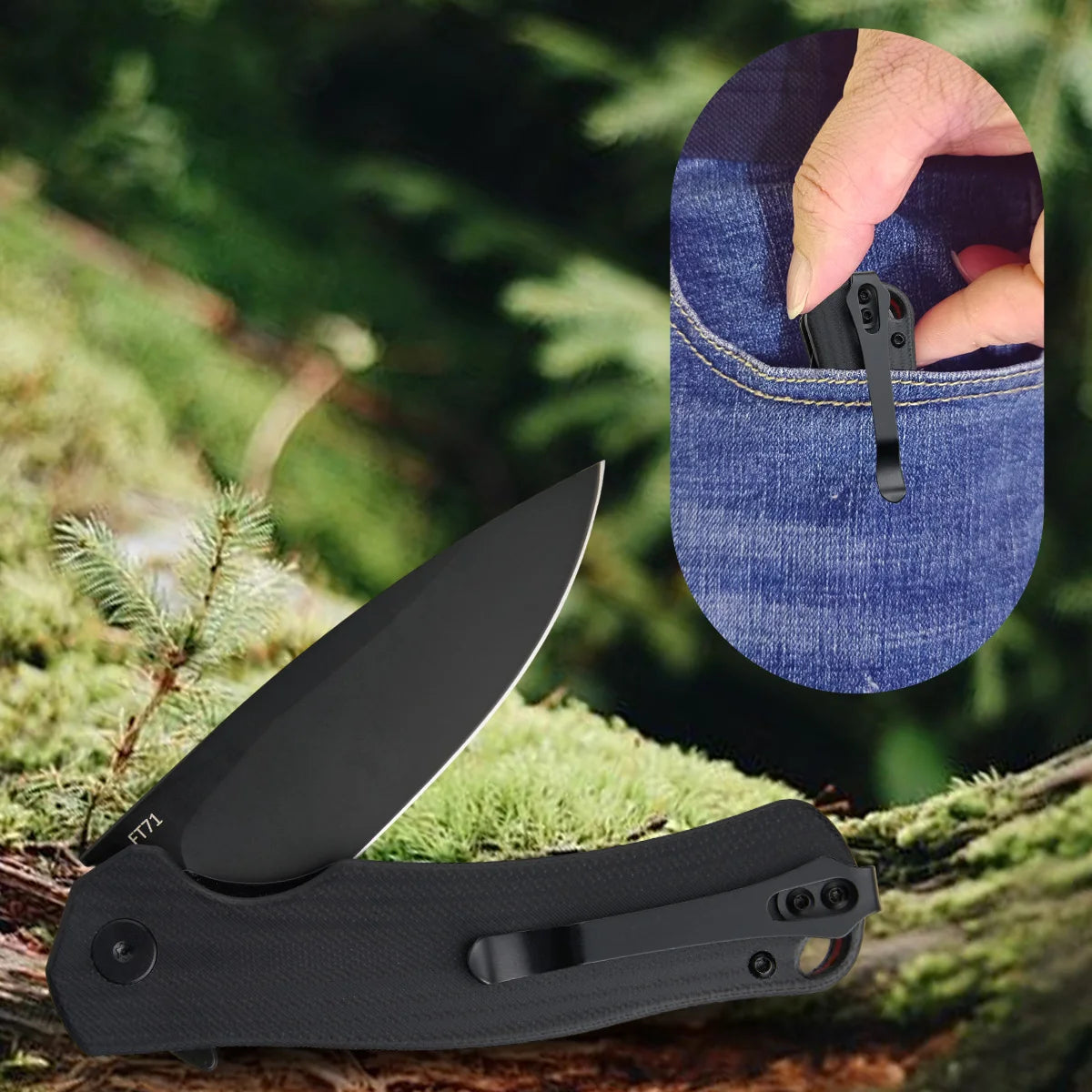 FREETIGER FT71 Folding Knife – Versatile Pocket Knife for Outdoor Adventures - Image 4