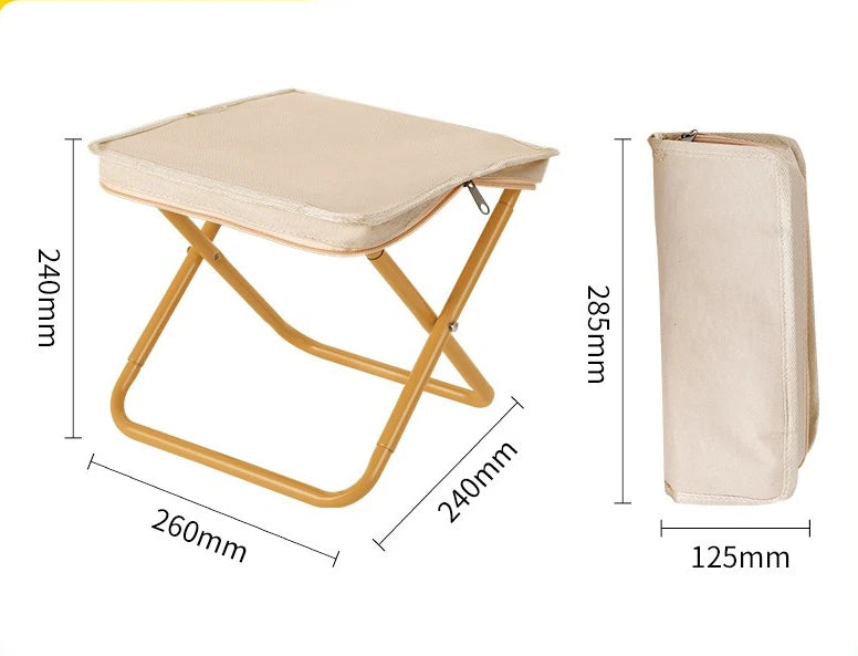 Foldable Backpack Stool – Portable Camping Chair for Outdoor Adventures - Image 13