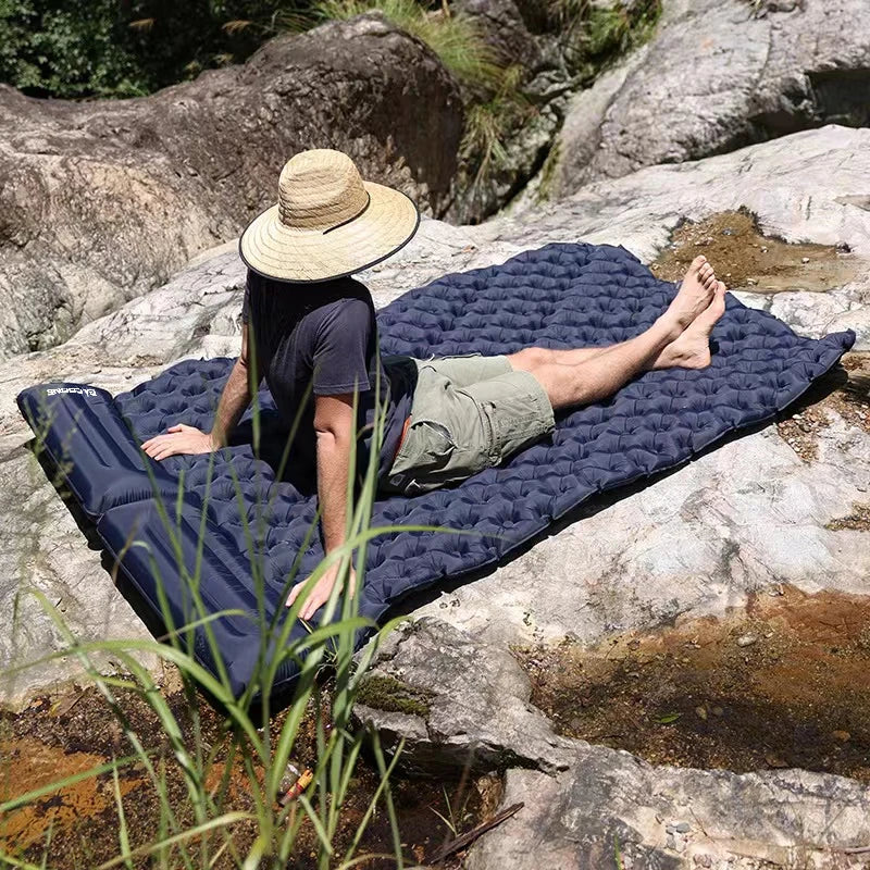 PACOONE Outdoor Camping Double Inflatable Mattress - Image 6