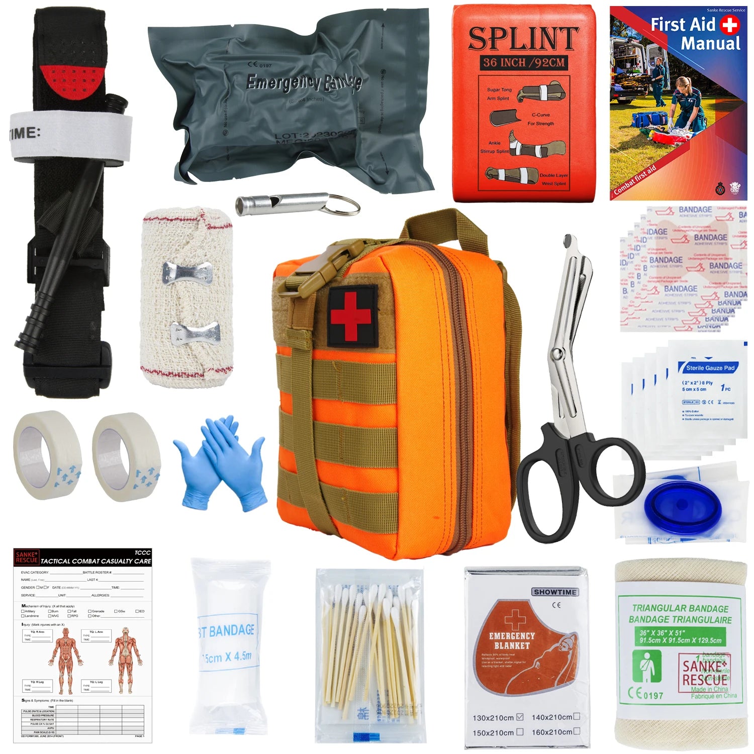 First Aid Kit Outdoor Survival Gear – Essential for Emergency Preparedness - Image 8