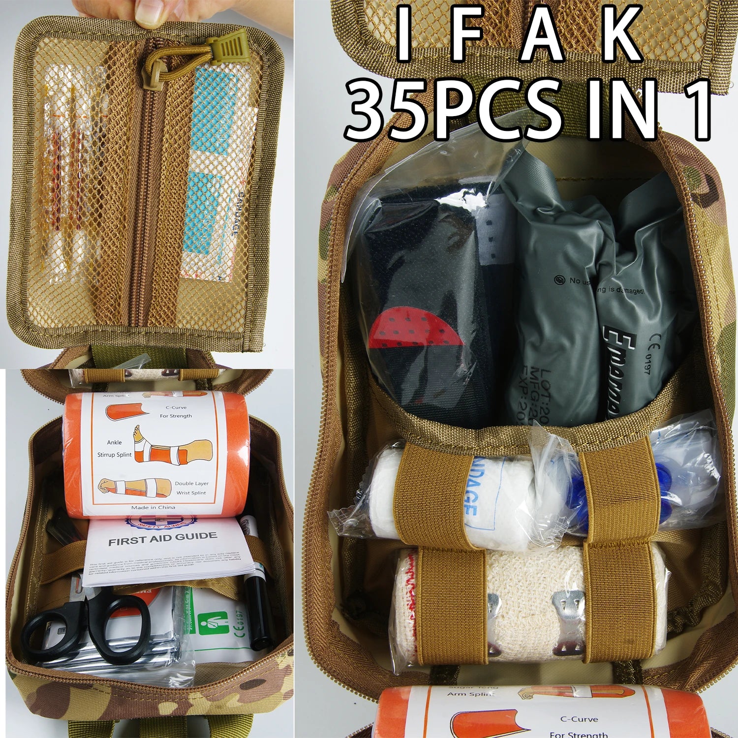 First Aid Kit Outdoor Survival Gear – Essential for Emergency Preparedness - Image 4